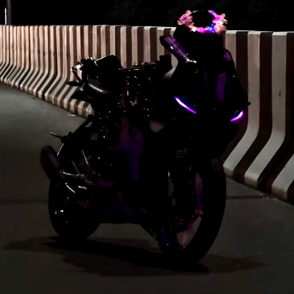 Yamaha R15 V4 Smart RGB DRL Light | Mobile App Controlled 140 runnign mods | Fully Waterproof