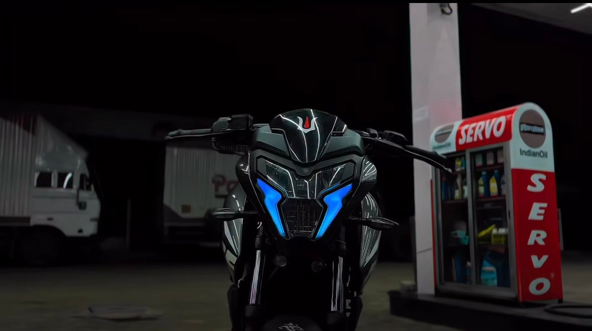 Pulsar NS125 / NS200 Smart Bluetooth DRL Lights | Custom Headlight Drl Rgb App controlled 144 Matrix Modes