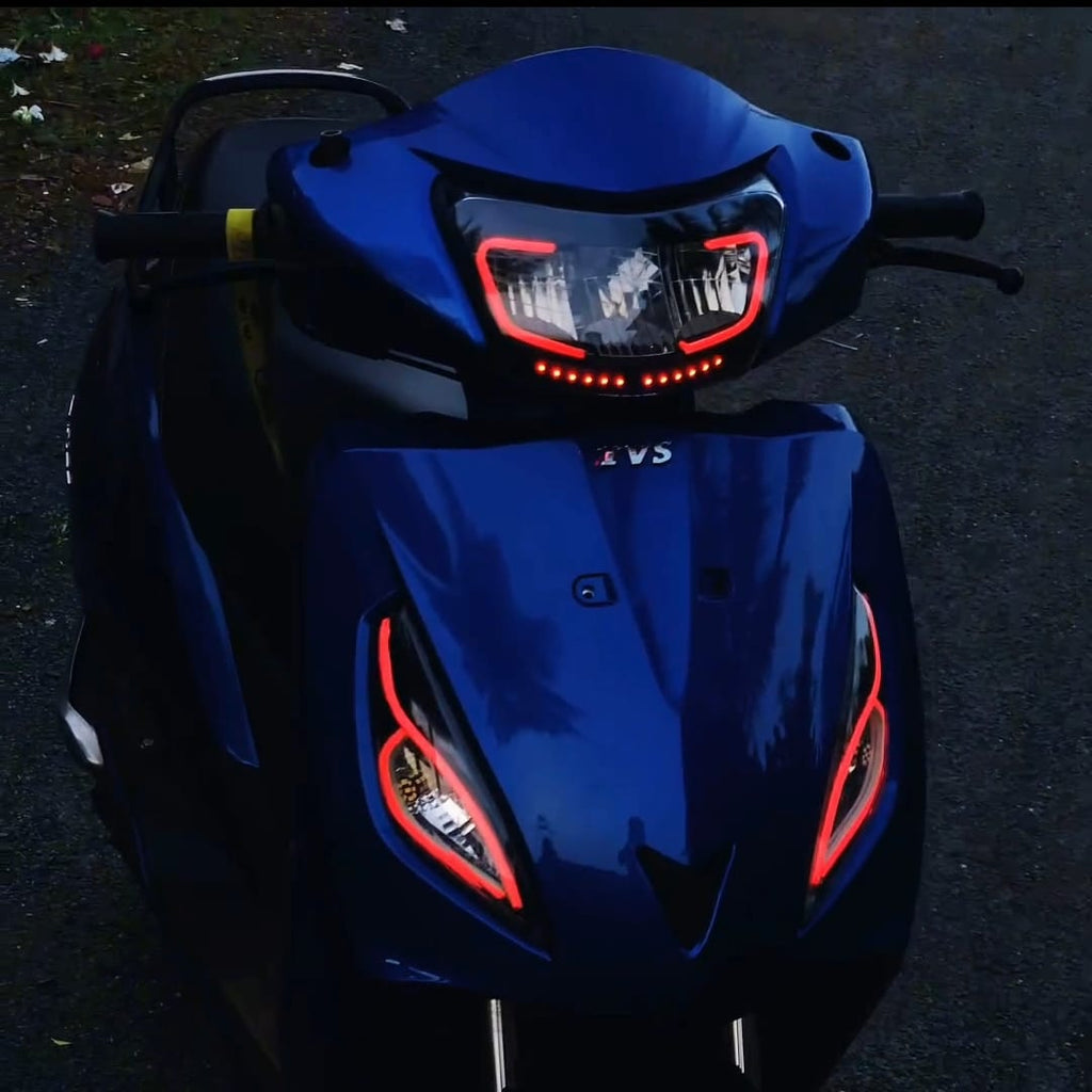 Flexible Smart DRL Light For  All Bike Headlight |Mobile App Controlled  ,R15 ,MT15 ,R15V4 ,R15 V4 ,pulsar ,hero extreme