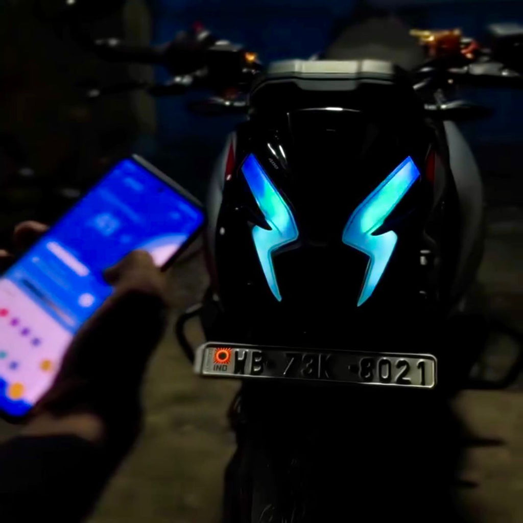 Flexible Smart DRL Light For  All Bike Headlight |Mobile App Controlled  ,R15 ,MT15 ,R15V4 ,R15 V4 ,pulsar ,hero extreme