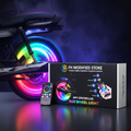 Universal RGB App-Controlled Bike Wheel Drum Light (140+ Modes)